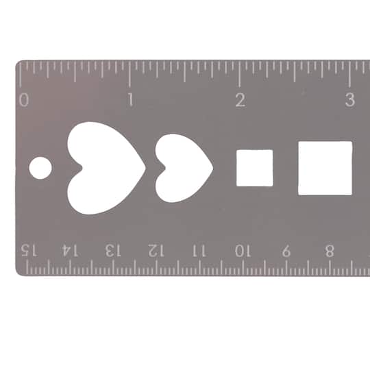 Silver Metal Ruler by Artist's Loft™